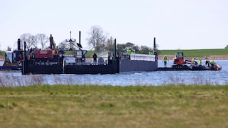 In dieser Barge wurde „Timmy“ in die Nordsee gebracht – nun mehren sich Zweifel, ob dabei ...