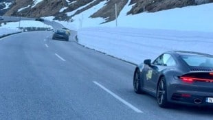 Diese Aufnahme von rücksichtslosen Sportwagenfahrern wurde am vergangenen Wochenende gemacht.