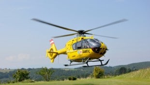 Der schwer verletzte Mann kam mit dem Helikopter in das Spital nach Eisenstadt.