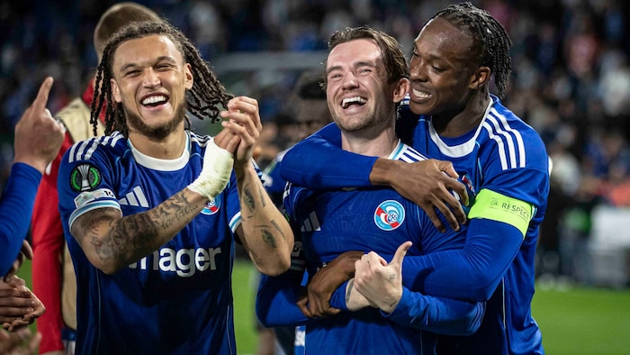 Racing Straßburg jubelte über den Halbfinal-Einzug gegen den FSV Mainz 05.