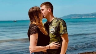 Veronika Aigner genoss mit ihrem Freund Roland den Urlaub auf Mallorca.