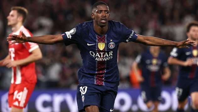 Ousmane Dembele erzielte zwei Treffer beim Torfestival gegen Bayern München.