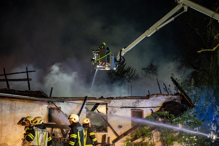 Der Großbrand war eine Herausforderung.