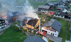 Luftaufnahme des Einsatzortes