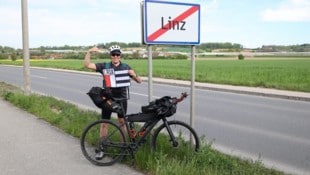 Mario Rubin wird mit dem Rad zum Cup-Endspiel anreisen.