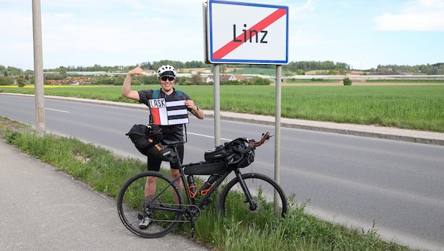 Mario Rubin wird mit dem Rad zum Cup-Endspiel anreisen.