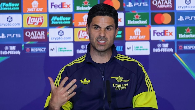 Mikel Arteta muss in der Offensive auf einen wichtigen Leistungsträger verzichten.