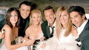 Die „Friends“-Stars Courteney Cox, Matt LeBlanc, Lisa Kudrow, Jennifer Aniston, David Schwimmer ...