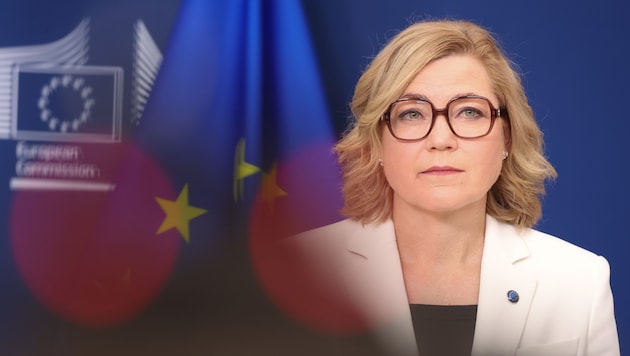 Henna Virkkunen präsentierte am Mittwoch die EU-App zur Altersüberprüfung.