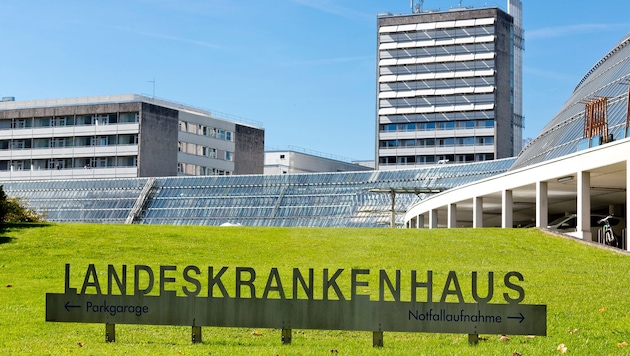 Das Landeskrankenhaus in Feldkirch