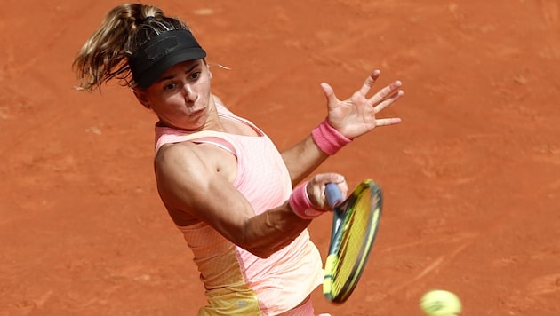 Julia Grabher kämpfte hart und am Ende mit Erfolg.