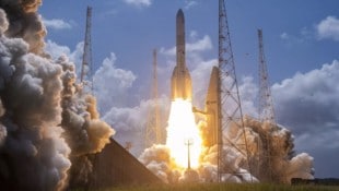 Beim Start muss die „Ariane 6“ Temperaturen von bis zu 1500 Grad Celsius überstehen.