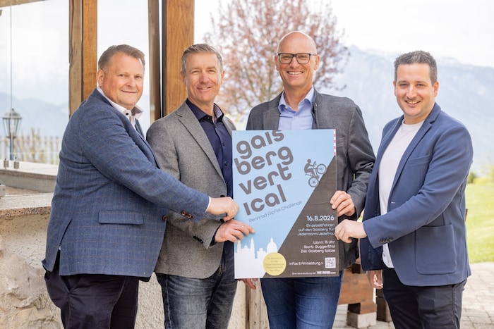 Das Organisationsteam: Christian Morgner, Thomas Hödlmoser und Christian Mohr mit ...