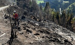Auch am Donnerstag werden die Löscharbeiten von Feuerwehren aus dem Bezirk Hermagor ...