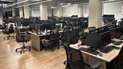 Sieht aus wie ein normales Großraumbüro, war aber ein betrügerisches Callcenter.
