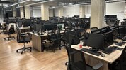 Sieht aus wie ein normales Großraumbüro, war aber ein betrügerisches Callcenter.