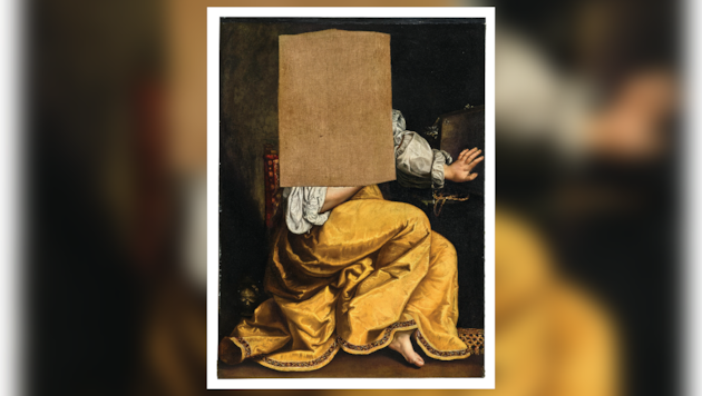 Artemisia Gentileschis „Maria Magdalena“ ohne Kopf, um 1615-1618 gemalt, 148 x 111 cm