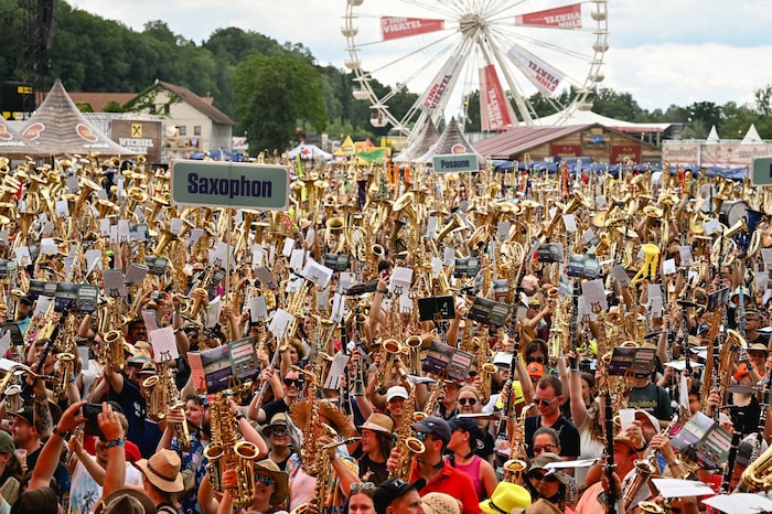 20.000 Musiker spielen am Fest-Samstag auf.