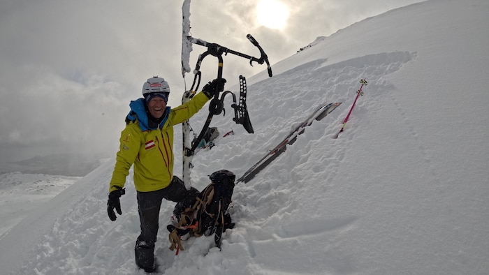 Mit dem Snowbike unterwegs zum achten Guiness-Rekord