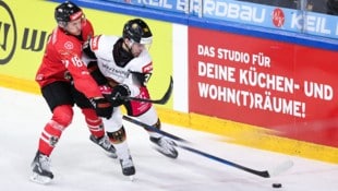 Österreich (Benny Baumgartner, li.) trifft auf Deutschland.