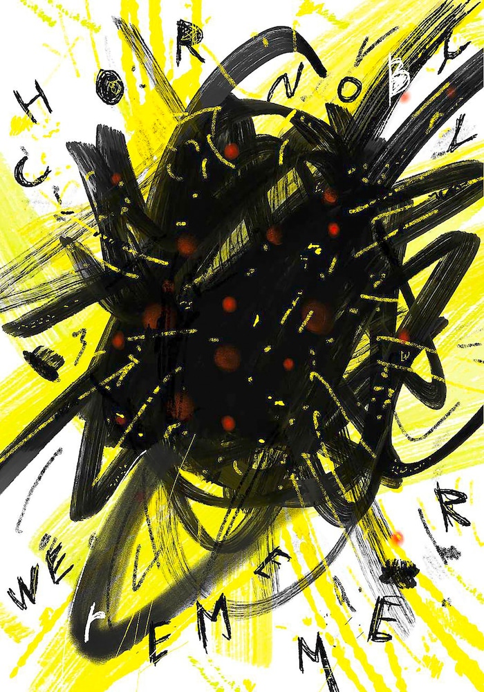 Ein Poster der jungen ukrainischen Künstlerin Sofia Katrichl