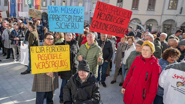 Schon im Vorjahr wurde gegen das Aus in Radkersburg demonstriert.