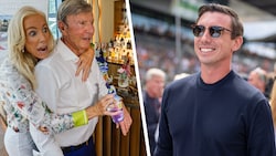 Links im Bild: Hans-Peter Wild mit seiner Lebenspartnerin Christine Drage. Rechts: Mark ...