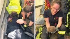 Voller Einsatz bei der Befreiung – danach war die Aktion der Florianis aber noch nicht zu Ende.