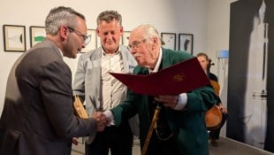 Bertram Karl Steiner wurde mit dem Humbert-Fink-Preis ausgezeichnet. Kulturstadtrat Franz ...