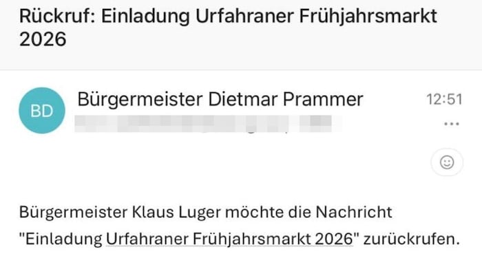 Selten hat ein simpler Outlook-Rückruf bei Adressaten so für Gelächter gesorgt, wie dieser.
