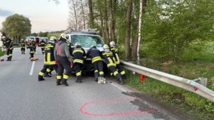 Die Unfallstelle im Kreuzungsbereich