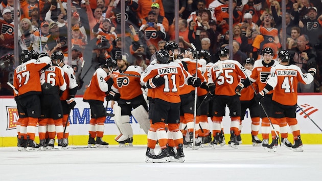 Die Philadelphia Flyers schalteten in den NHL-Play-offs die Pittsburgh Penguins aus.