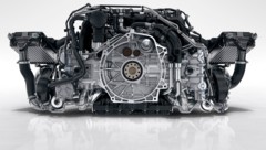 Mittlerweile sind auch die Boxermotoren von Porsche flüssigkeitsgekühlt.