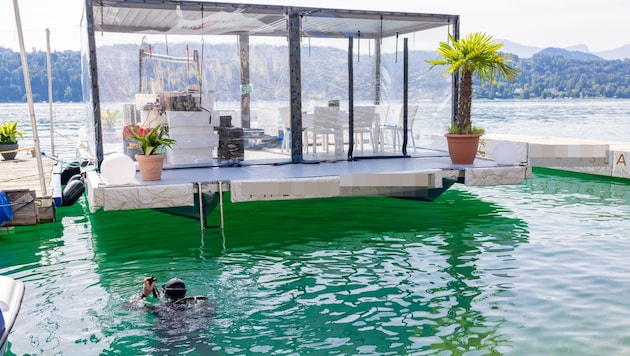 Auf der schwimmenden Plattform geschah das Unglück.