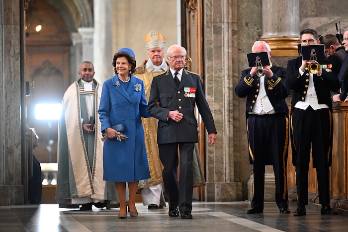 Mit Silvia auf dem Weg zum Gottesdienst.
