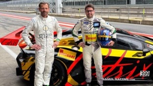 Gottfried Grasser und Gerhard Tweraser teilen sich den Lamborghini