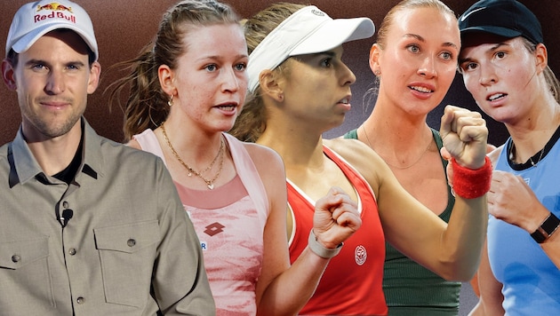 Dominic Thiem freut sich auf eine erfolgreiche Tennis-Zukunft mit Snija Kraus, Julia Grabher, ...