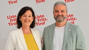 Parteiobfrau Andrea Haselwanter-Schneider und Klubobmann Markus Sint