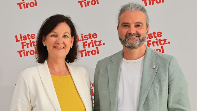 Parteiobfrau Andrea Haselwanter-Schneider und Klubobmann Markus Sint