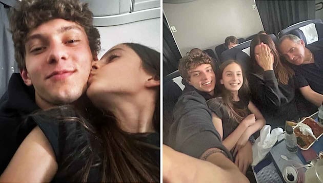 Eine himmlische Familie: Die Antonellis auf ihrem Weg nach Miami.