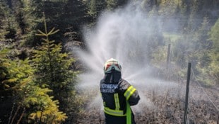 180 Feuerwehrkräfte kämpften gegen die Flammen.