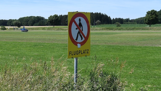 Der Flugplatz in Hirschbach wurde behördlich gesperrt (Symbolbild).
