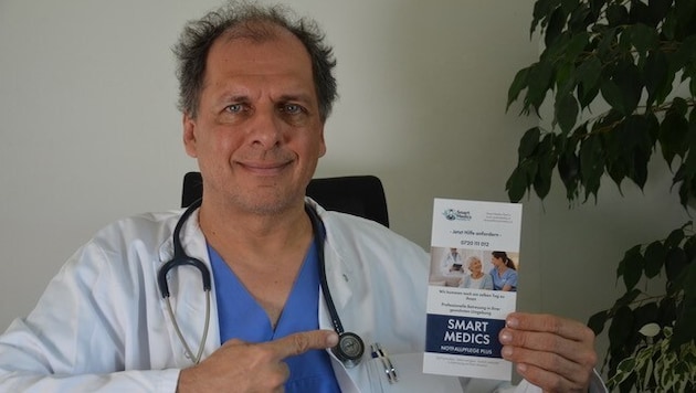Mediziner Alexander Blaicher schließt eine „Versorgungs- wunde“! 24-Stunden-Hotline unter: ...