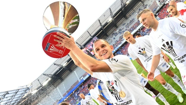 Angelo Gattermayer war vor einem Jahr am 1. Mai der Cup-Held des WAC.
