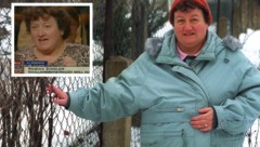 Ein Nachbarschaftsstreit machte sie berühmt: Regina Zindler mit dem „Maschndrohtzaun“. 