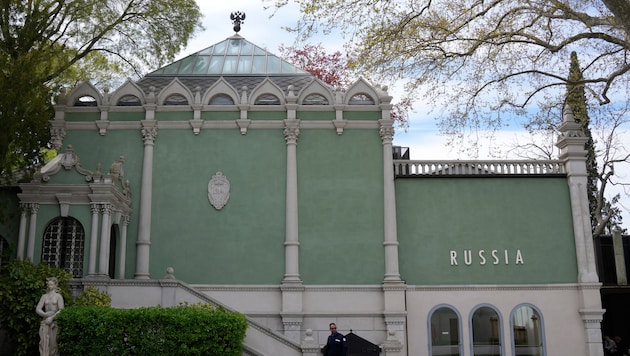 Der russische Pavillon bei der Kunstbiennale in Venedig