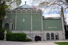 Der russische Pavillon bei der Kunstbiennale in Venedig