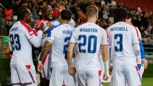 Der Jubel der Spieler von Crystal Palace