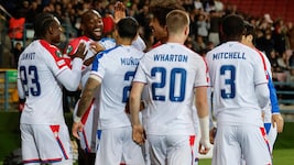 Der Jubel der Spieler von Crystal Palace