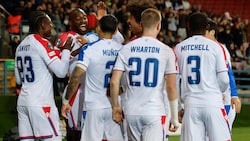 Der Jubel der Spieler von Crystal Palace